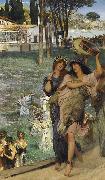Alma-Tadema, Sir Lawrence On the Road to the Temple of Ceres (mk23) oil